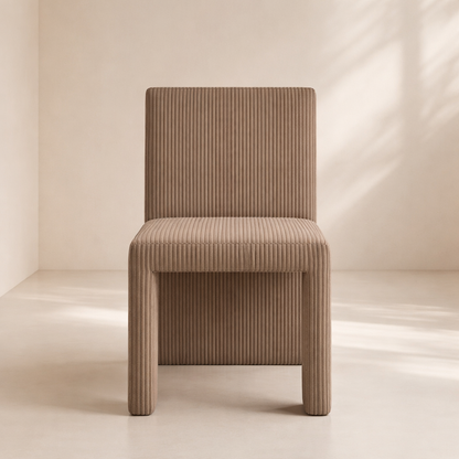 Benson Corduroy Fabric Upholstered Dining Chair (set of 2)