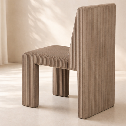 Benson Corduroy Fabric Upholstered Dining Chair (set of 2)