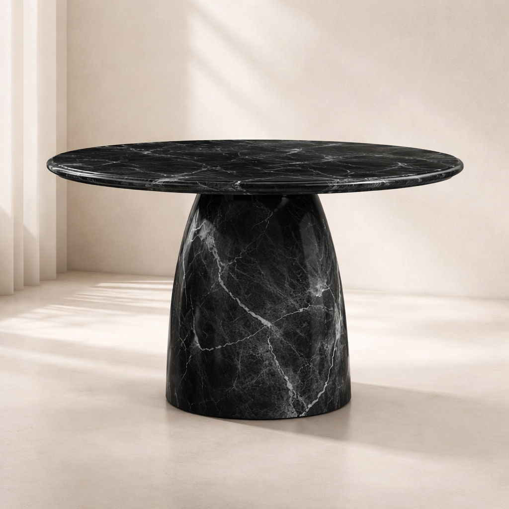 Cosenza Marble Finish Indoor / Outdoor Concrete Dining Table