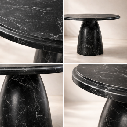 Cosenza Marble Finish Indoor / Outdoor Concrete Dining Table