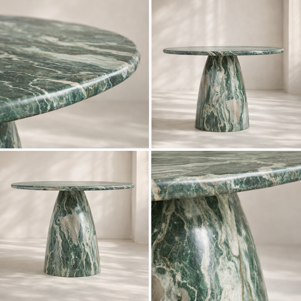 Cosenza Marble Finish Indoor / Outdoor Concrete Dining Table