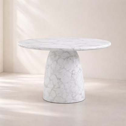Cosenza Marble Finish Indoor / Outdoor Concrete Dining Table
