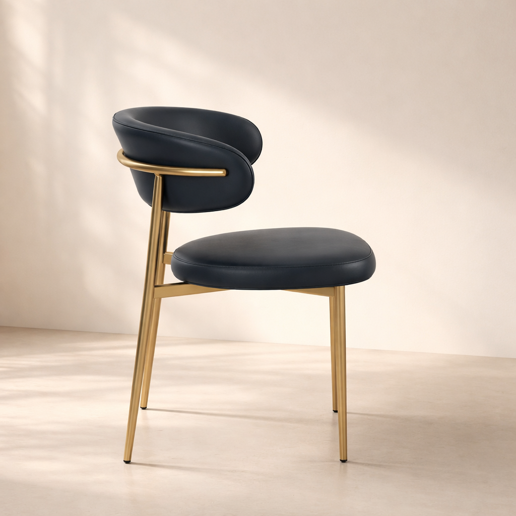 Lupita Vegan Leather Upholstered Dining Chair (set of 2)