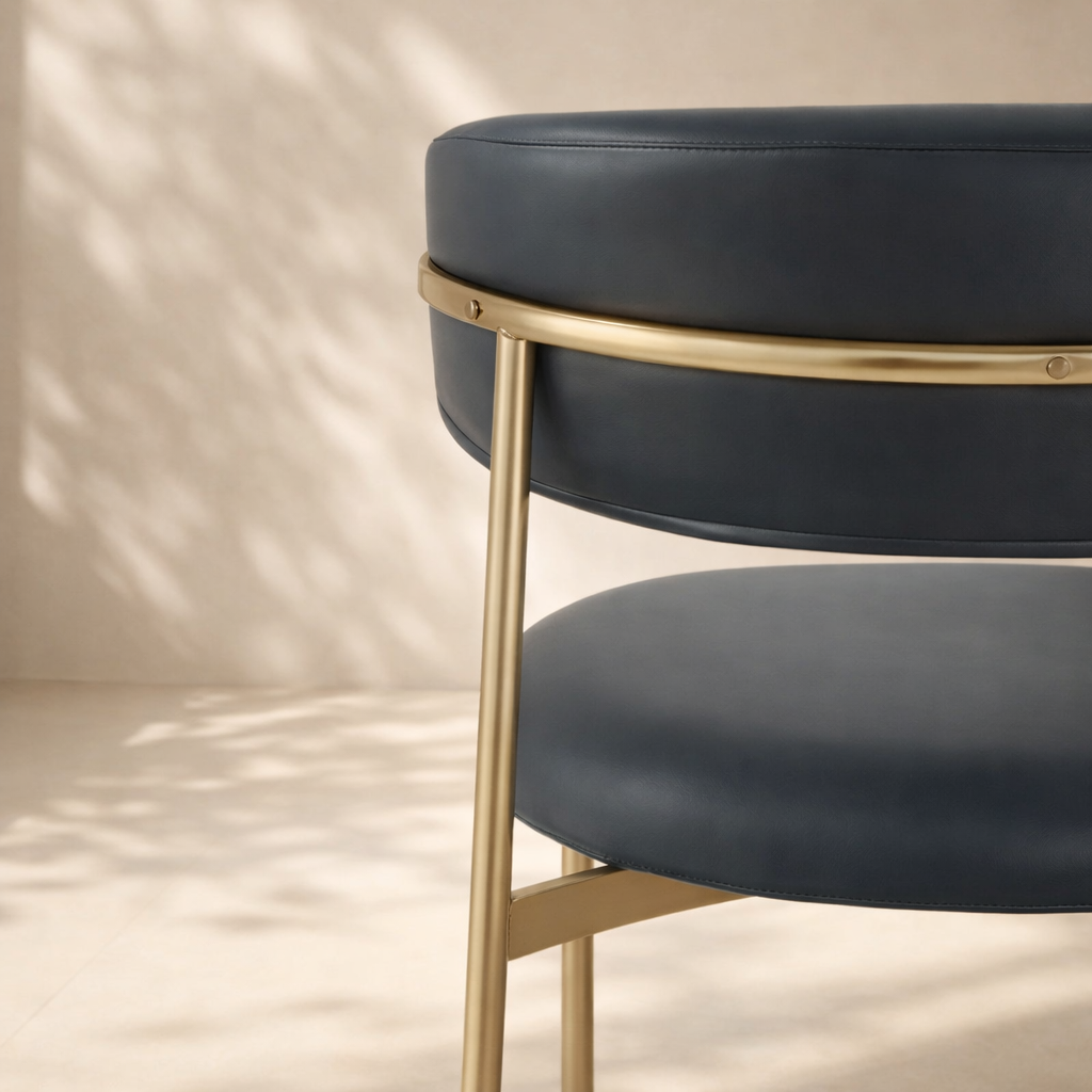 Lupita Vegan Leather Upholstered Dining Chair (set of 2)