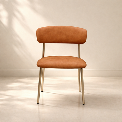 Lupita Vegan Leather Upholstered Dining Chair (set of 2)