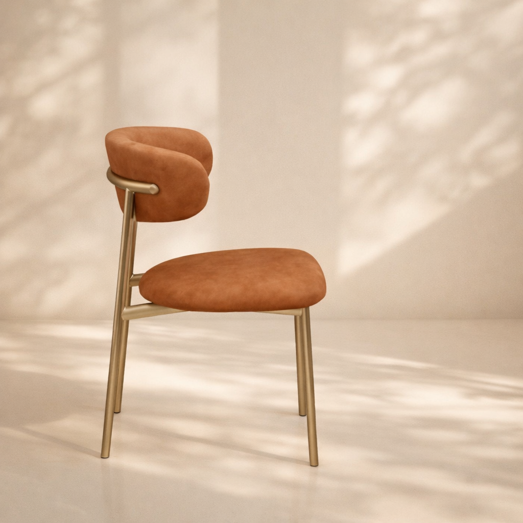 Lupita Vegan Leather Upholstered Dining Chair (set of 2)