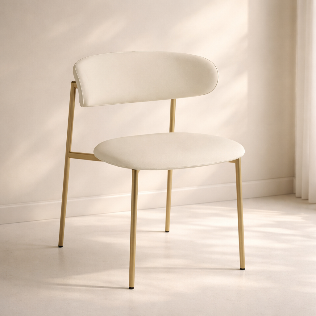 Lupita Vegan Leather Upholstered Dining Chair (set of 2)