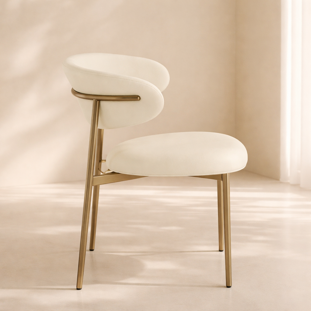 Lupita Vegan Leather Upholstered Dining Chair (set of 2)