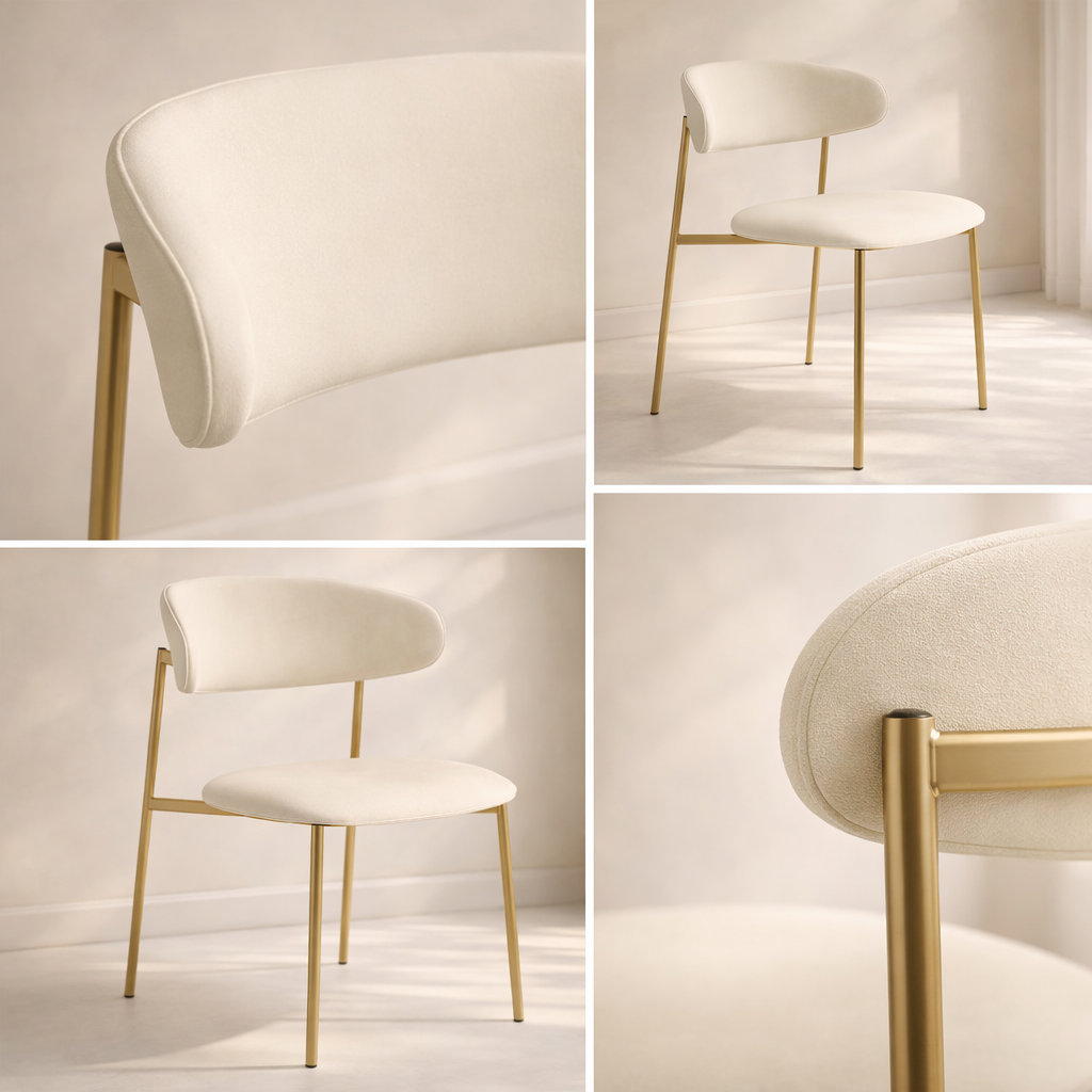 Lupita Vegan Leather Upholstered Dining Chair (set of 2)