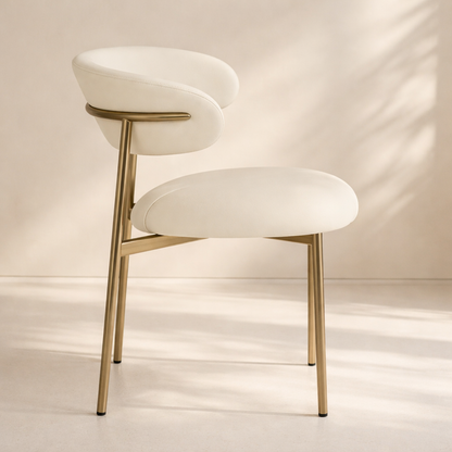 Lupita Vegan Leather Upholstered Dining Chair (set of 2)