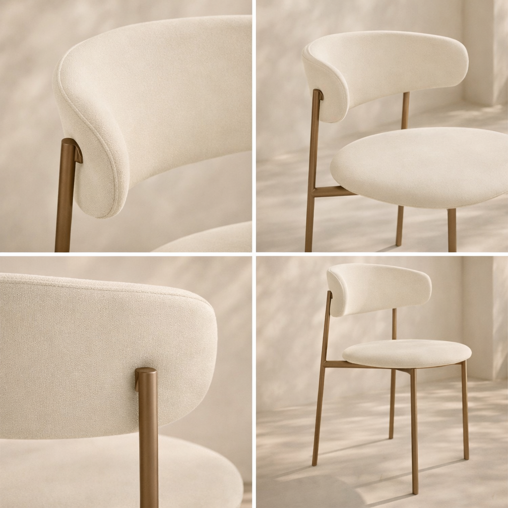 Lupita Vegan Leather Upholstered Dining Chair (set of 2)