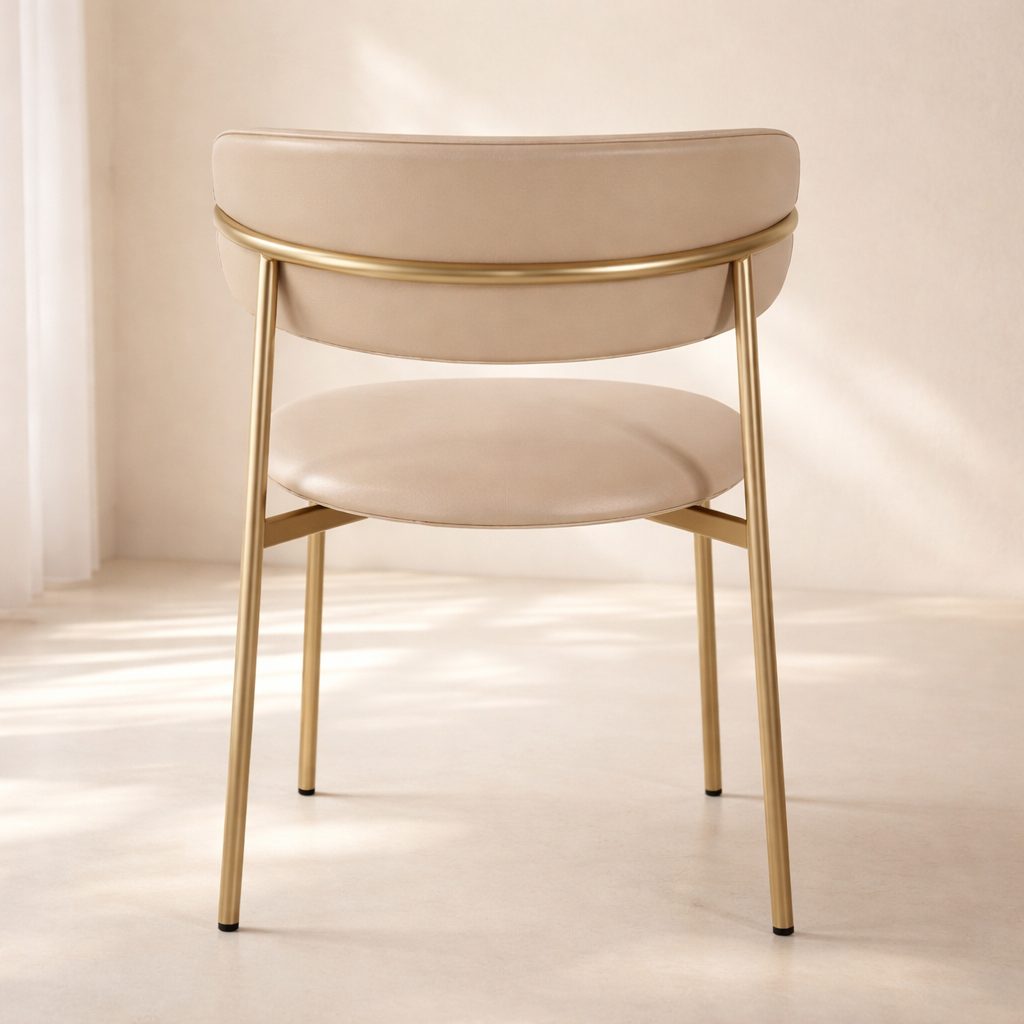 Lupita Vegan Leather Upholstered Dining Chair (set of 2)