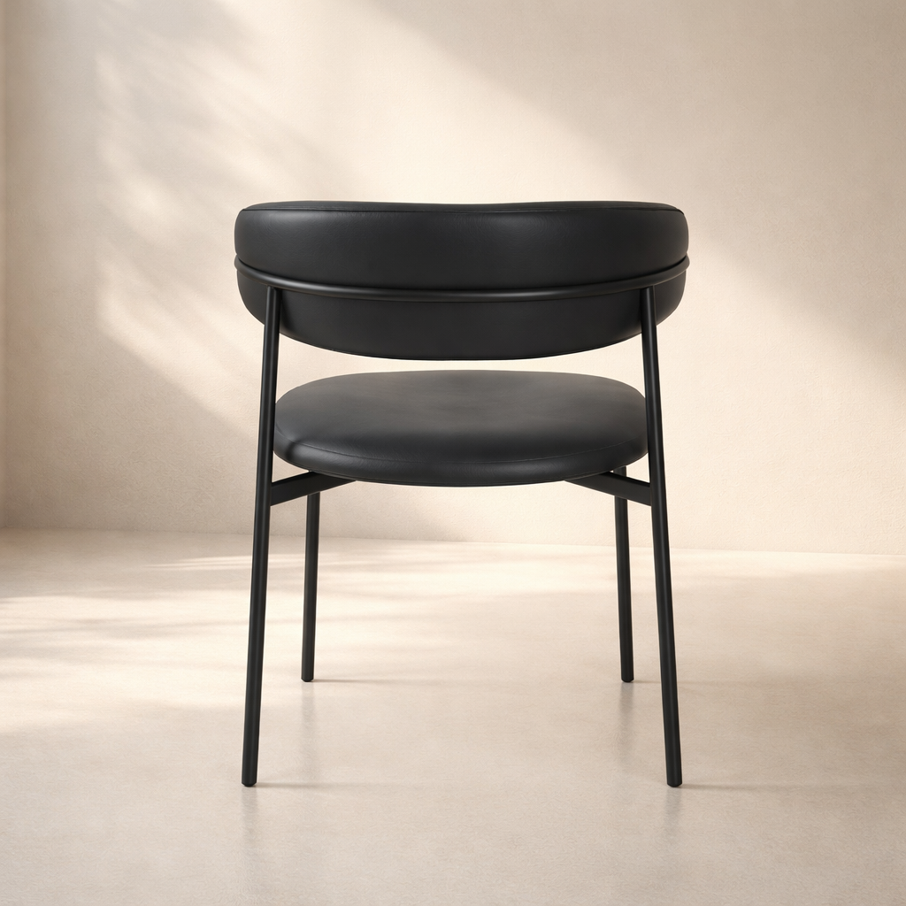 Lupita Vegan Leather Upholstered Dining Chair (set of 2)