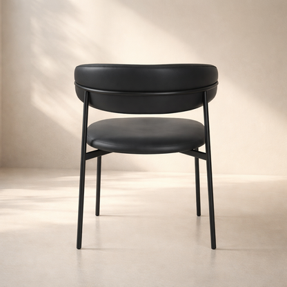 Lupita Vegan Leather Upholstered Dining Chair (set of 2)