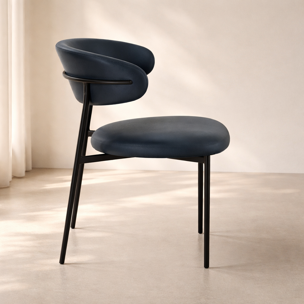 Lupita Vegan Leather Upholstered Dining Chair (set of 2)