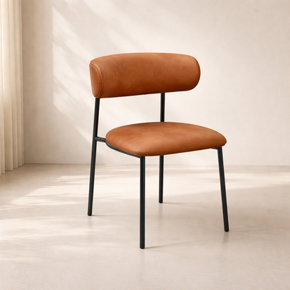 Lupita Vegan Leather Upholstered Dining Chair (set of 2)