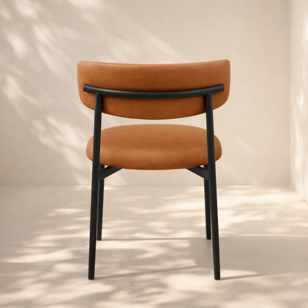 Lupita Vegan Leather Upholstered Dining Chair (set of 2)