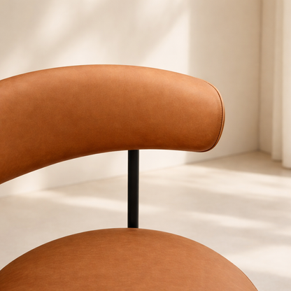 Lupita Vegan Leather Upholstered Dining Chair (set of 2)