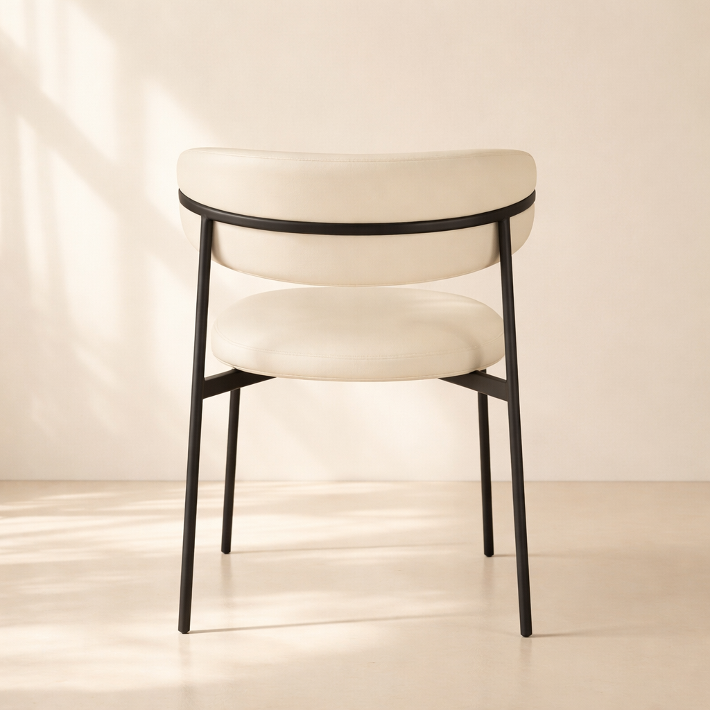 Lupita Vegan Leather Upholstered Dining Chair (set of 2)