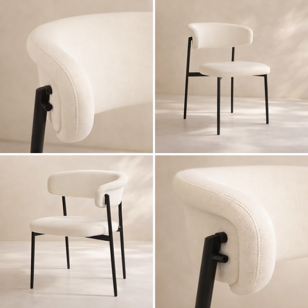 Lupita Vegan Leather Upholstered Dining Chair (set of 2)