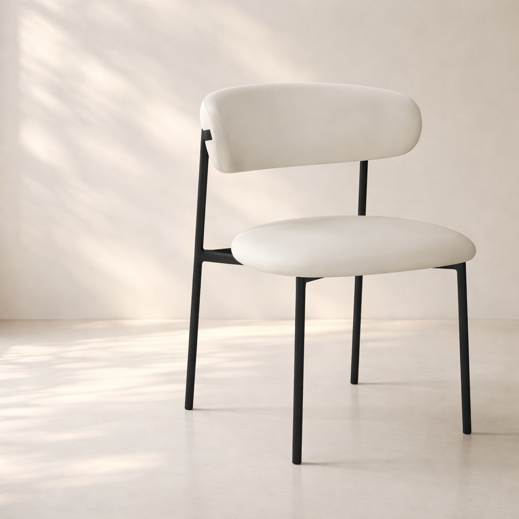 Lupita Vegan Leather Upholstered Dining Chair (set of 2)