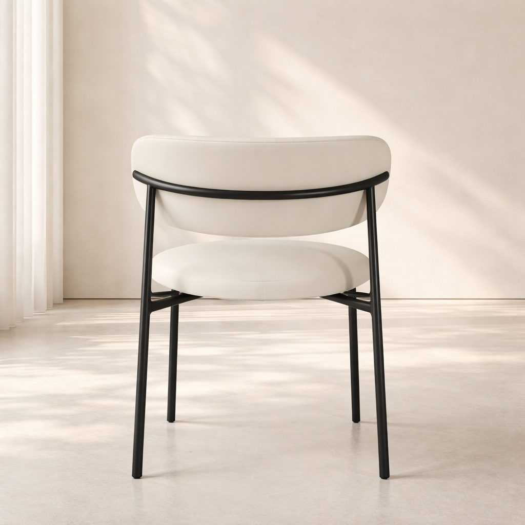 Lupita Vegan Leather Upholstered Dining Chair (set of 2)