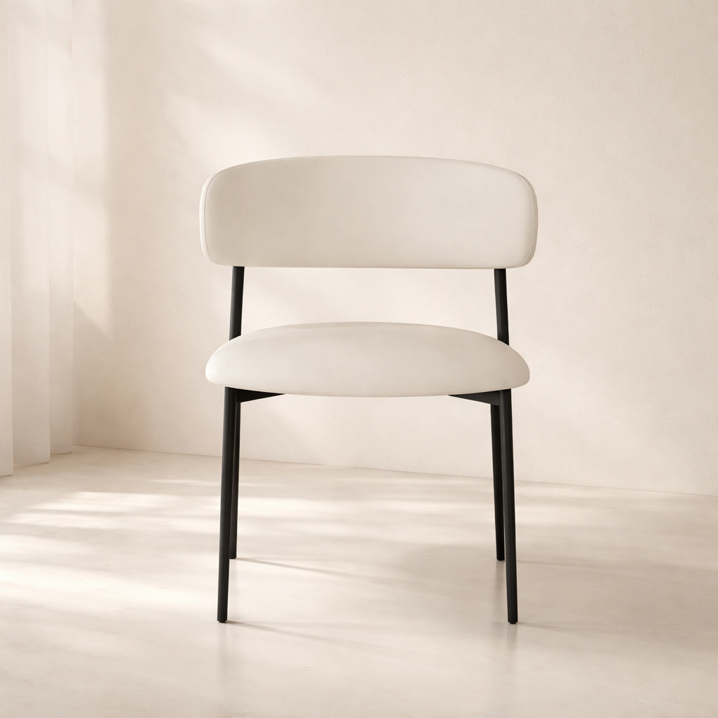 Lupita Vegan Leather Upholstered Dining Chair (set of 2)