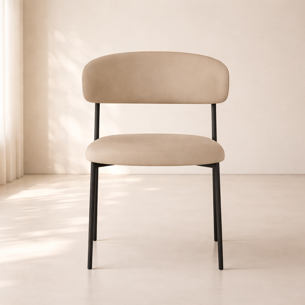 Lupita Vegan Leather Upholstered Dining Chair (set of 2)