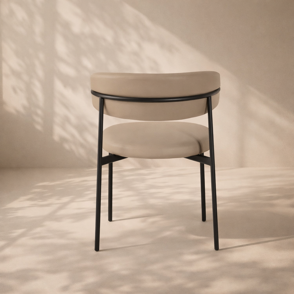 Lupita Vegan Leather Upholstered Dining Chair (set of 2)