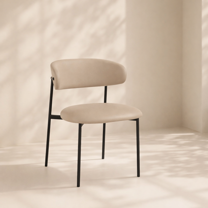 Lupita Vegan Leather Upholstered Dining Chair (set of 2)