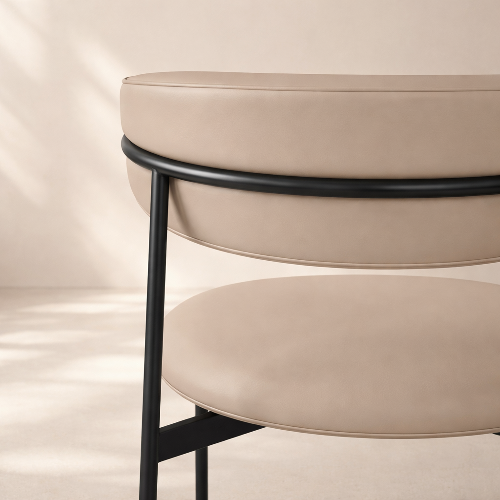 Lupita Vegan Leather Upholstered Dining Chair (set of 2)