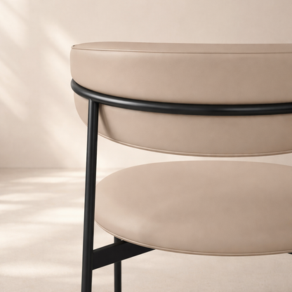 Lupita Vegan Leather Upholstered Dining Chair (set of 2)