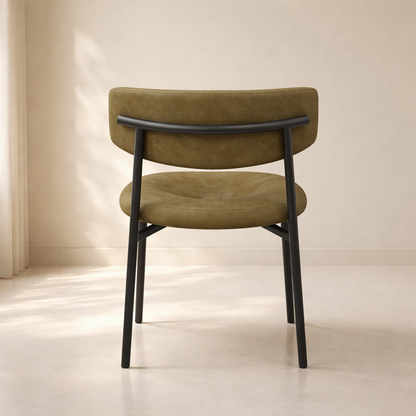 Lupita Vegan Leather Upholstered Dining Chair (set of 2)