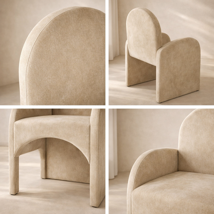 Summer Velvet Dining Arm Chair (set of 2)