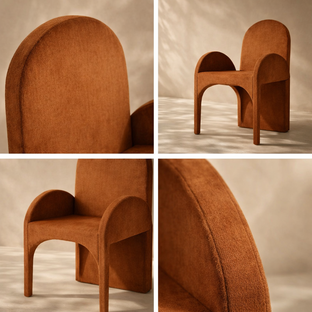 Summer Velvet Dining Arm Chair (set of 2)