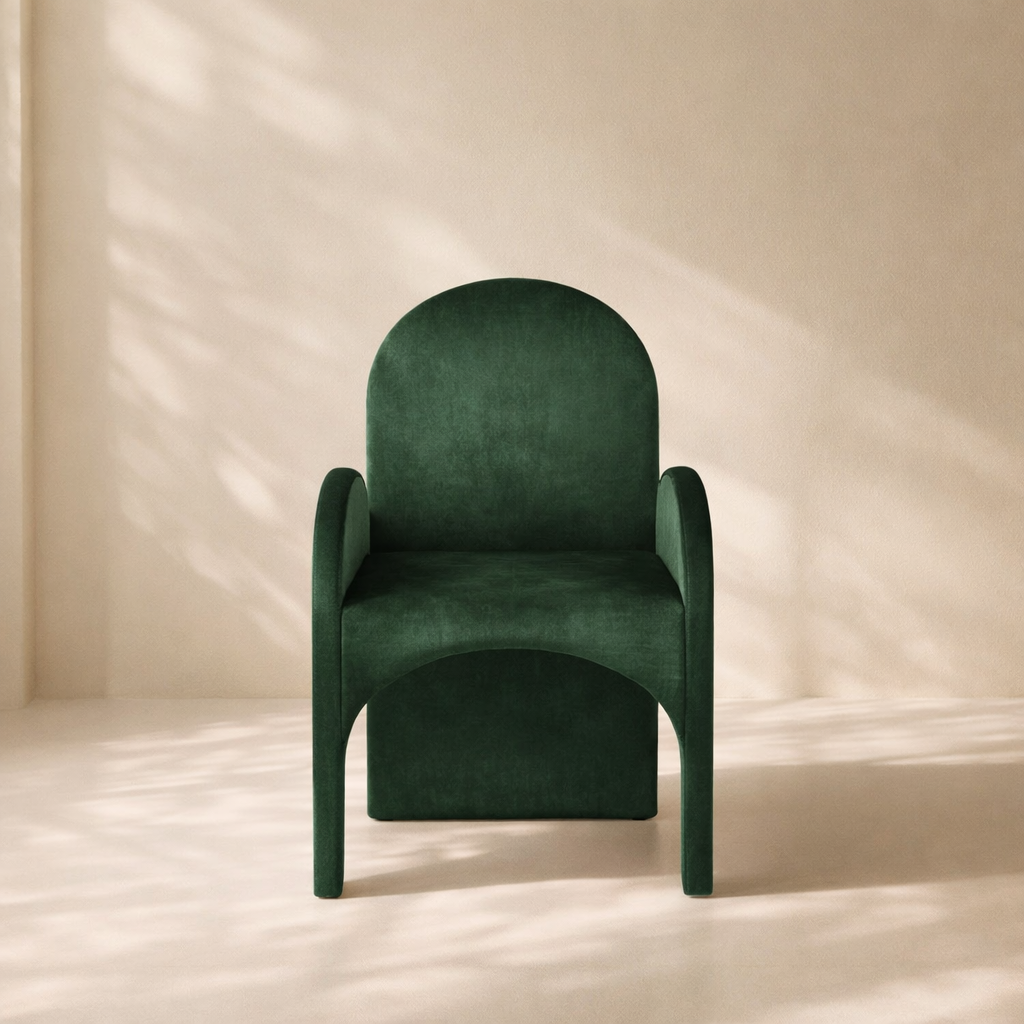 Summer Velvet Dining Arm Chair (set of 2)