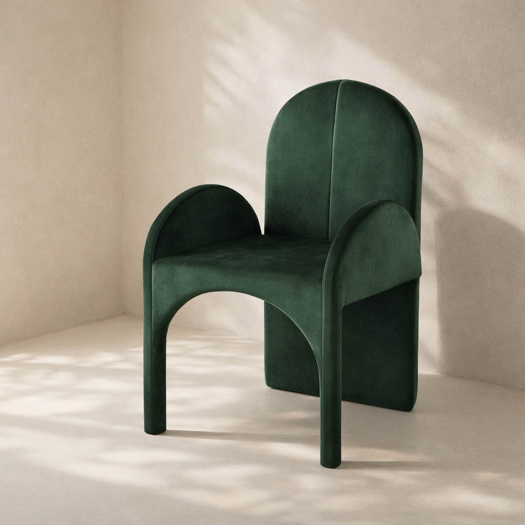 Summer Velvet Dining Arm Chair (set of 2)