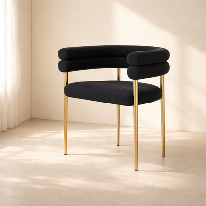 Brielle Boucle Fabric Dining Chair