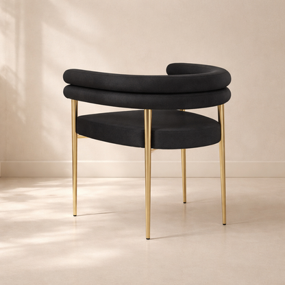 Brielle Boucle Fabric Dining Chair