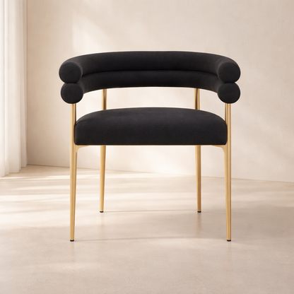 Brielle Boucle Fabric Dining Chair