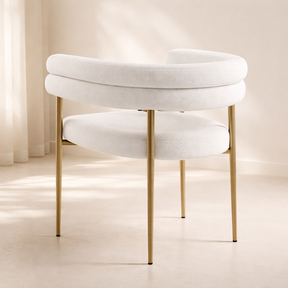 Brielle Boucle Fabric Dining Chair
