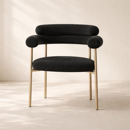Blake Boucle Fabric Dining Chair