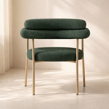 Blake Boucle Fabric Dining Chair
