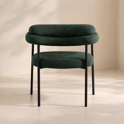 Blake Boucle Fabric Dining Chair