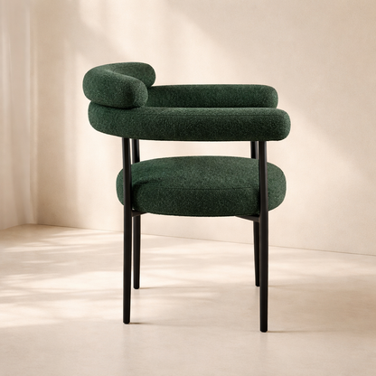Blake Boucle Fabric Dining Chair