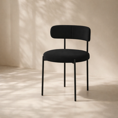 Beacon Boucle Fabric Upholstered Dining Chair (set of 2) 