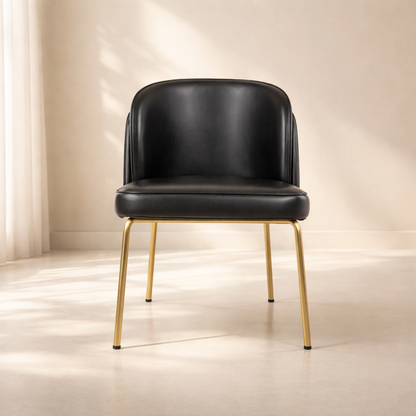 Jagger Vegan Leather Upholstered Dining Chair (set of 2)