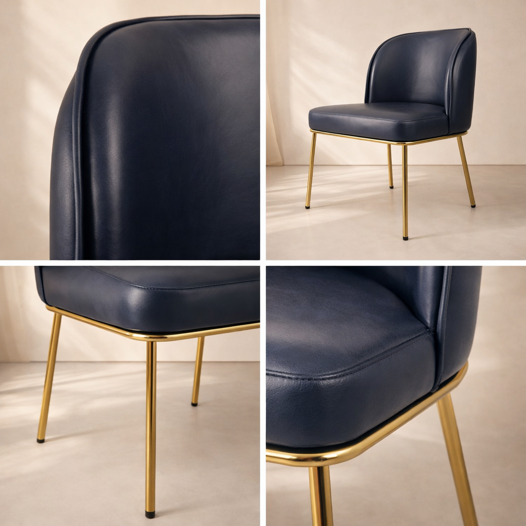 Jagger Vegan Leather Upholstered Dining Chair (set of 2)