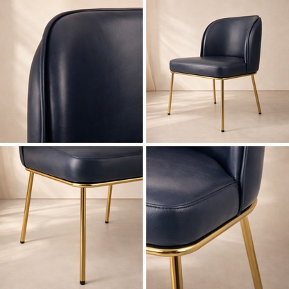 Jagger Vegan Leather Upholstered Dining Chair (set of 2)