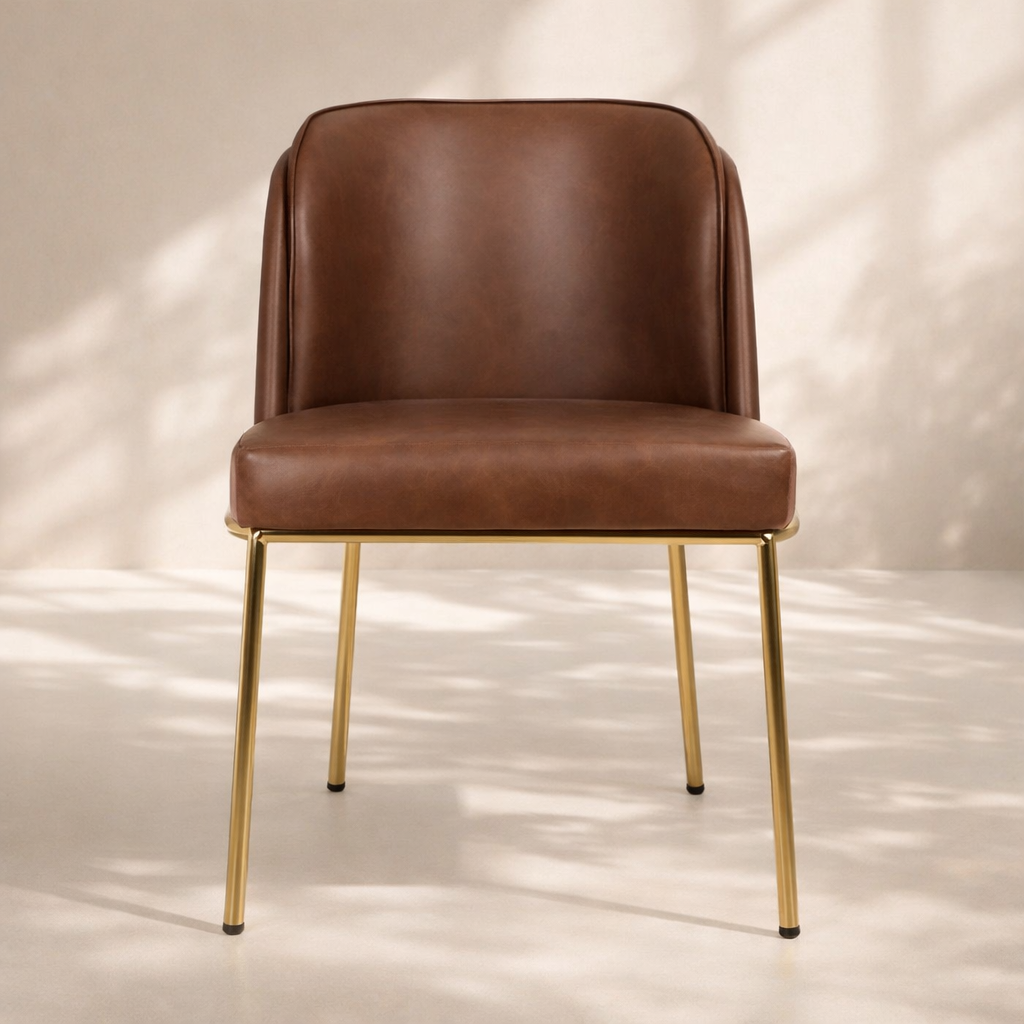 Jagger Vegan Leather Upholstered Dining Chair (set of 2)